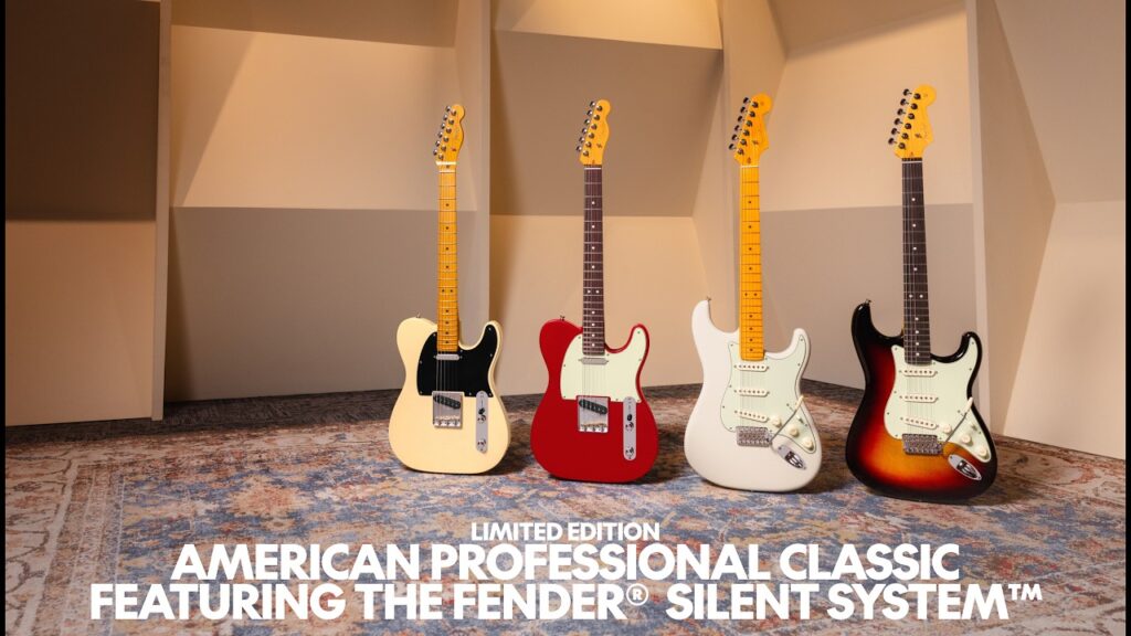Fender Silent System: qué es, cómo funciona y en qué guitarras ya lo puedes encontrar 5 Las cuatro guitarras de la serie Limited Edition American Professional Classic con Fender Silent System, dos Telecaster y dos Stratocaster