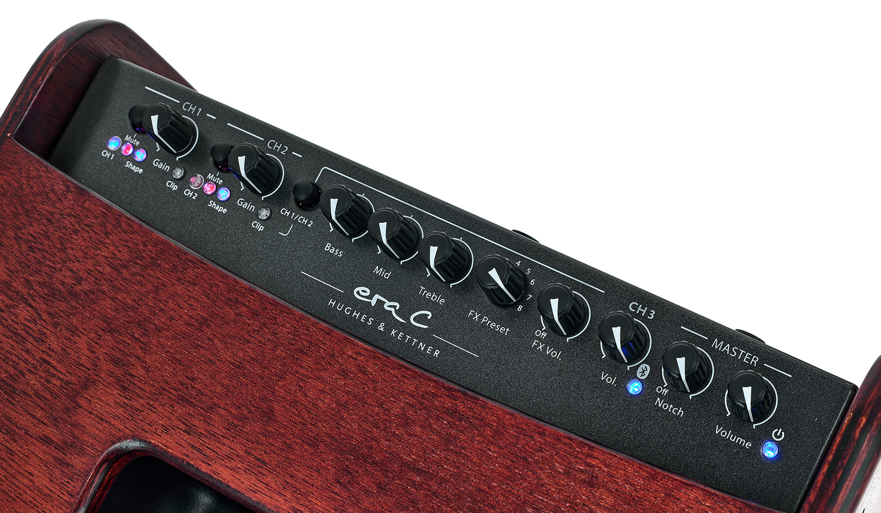 Hughes & Kettner era C: análisis del amplificador acústico compacto que quiere sustituir a tu PA 1 Hughes & Kettner era C, amplificador acústico compacto de 60 W para guitarra acústica y voz.