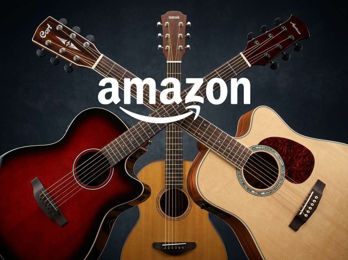 Las 3 mejores guitarras acústicas por menos de 500€ (2026) 1 Comparativa de guitarras acústicas Applause AEO-69, Cort MR730FX y Yamaha CSF1M por menos de 500 euros