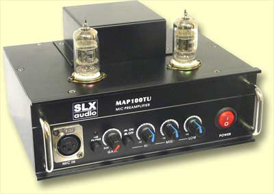 Cómo elegir tu primer amplificador: la guía que te ahorrará más de un dolor de cabeza 4 Preamplificador de guitarra con dos válvulas visibles sobre fondo amarillo