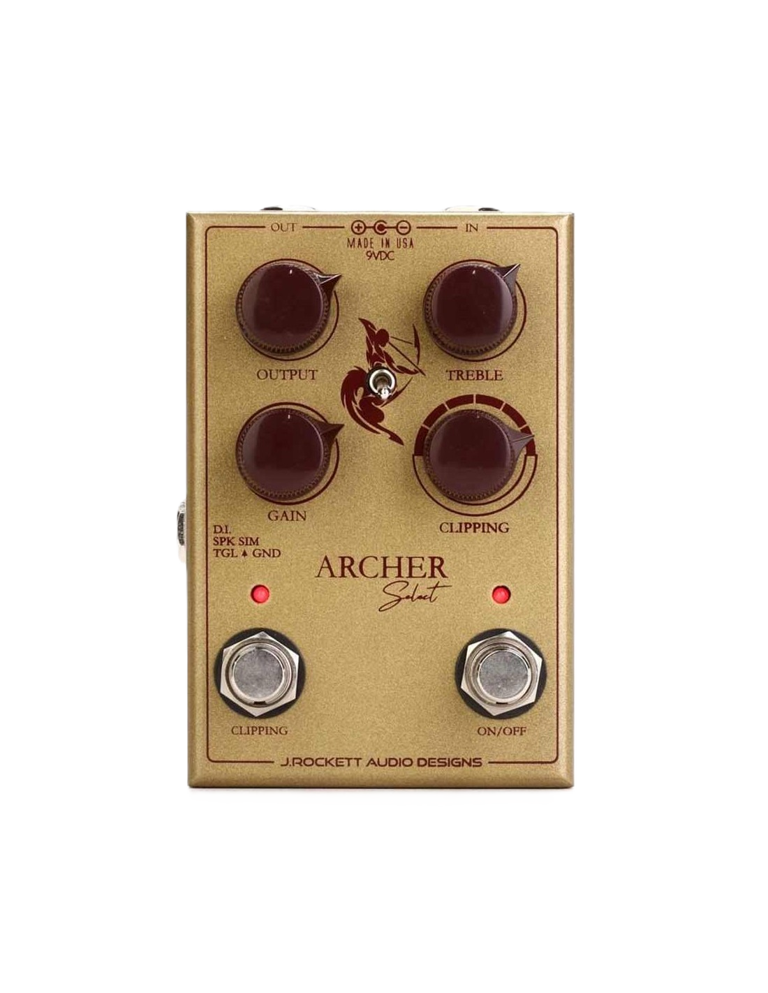 Inicio 17 Pedal de Overdrive Rockett Archer Select